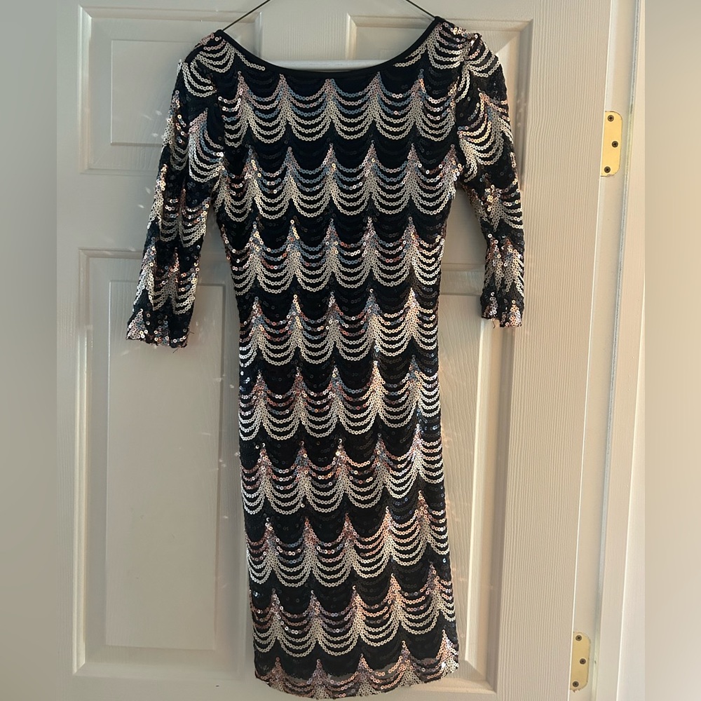 Crystal Doll Sequin Dress. Size Small